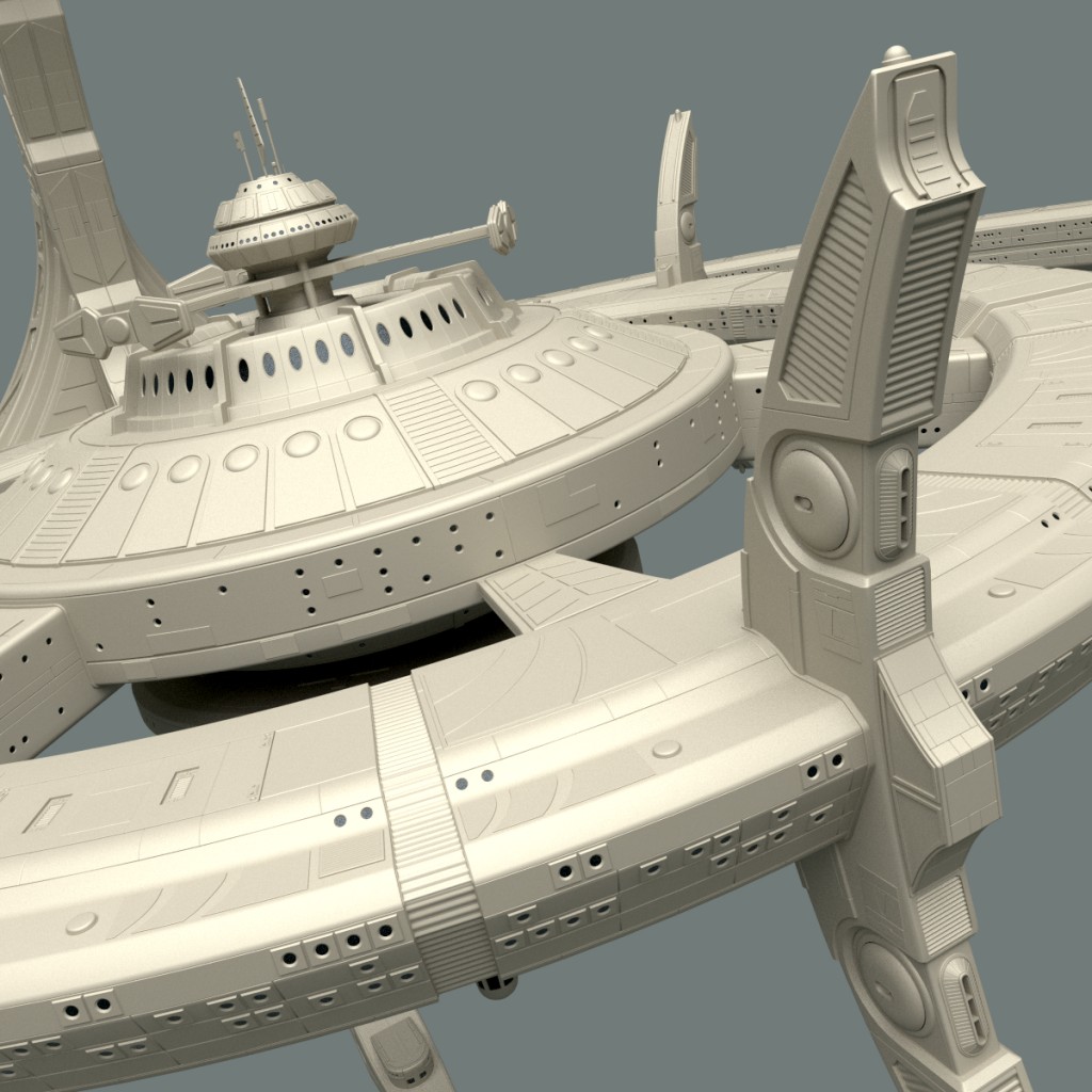 Deep Space Nine (High Poly) preview image 3